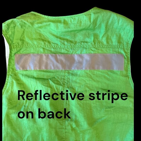 Vtg. Carole Little Street Wear Safari Vest Outdoor Gear Sz. L - Picture 6 of 11